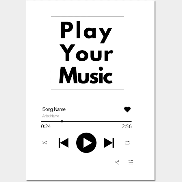 Play Music Wall Art by ByuDesign15